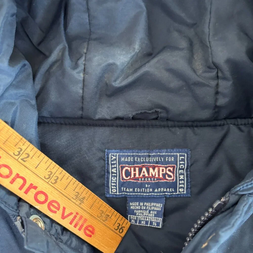 Vintage‎ Champs Gonzaga Bulldogs Jacket Mens XL NCAA Full Zip Embroidered Nylon
